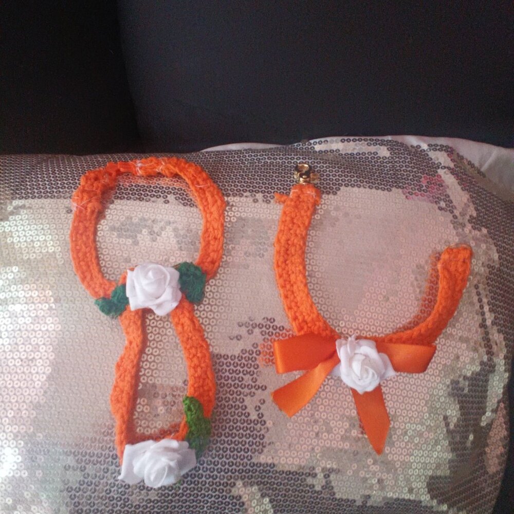 Summer collar or harness for small dogs